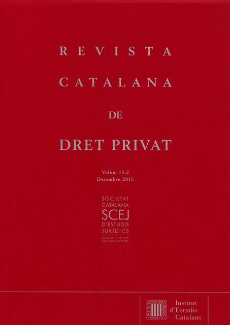 Revista Catalana de Dret Privat
